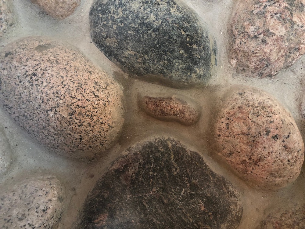 photo of wall with rocks and mortar
